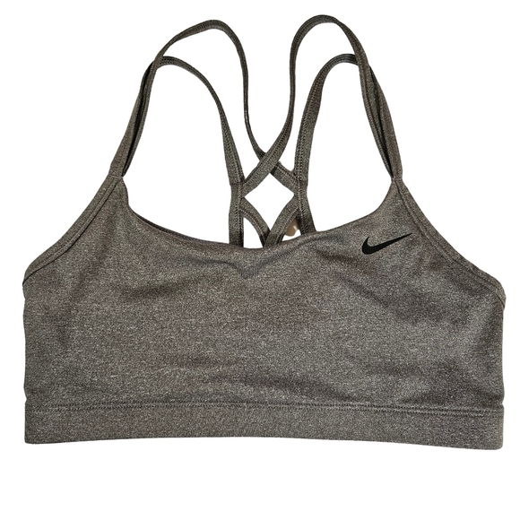 Nike Sports Bra, Heather Grey, Medium - Picture 6 of 11